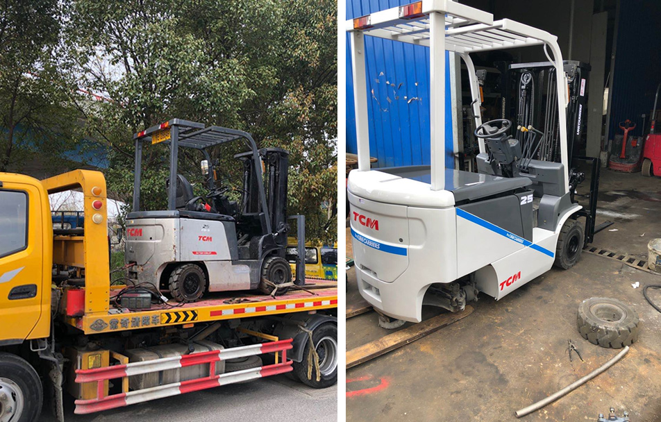 蘇州中本叉車TCM叉車翻新